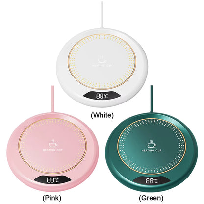 Coffee Mug Warmer 3 Temperature Setting Electric Coffee Warmer Heating Plate Portable Cup Warmer for Travel Office Desk Home Use