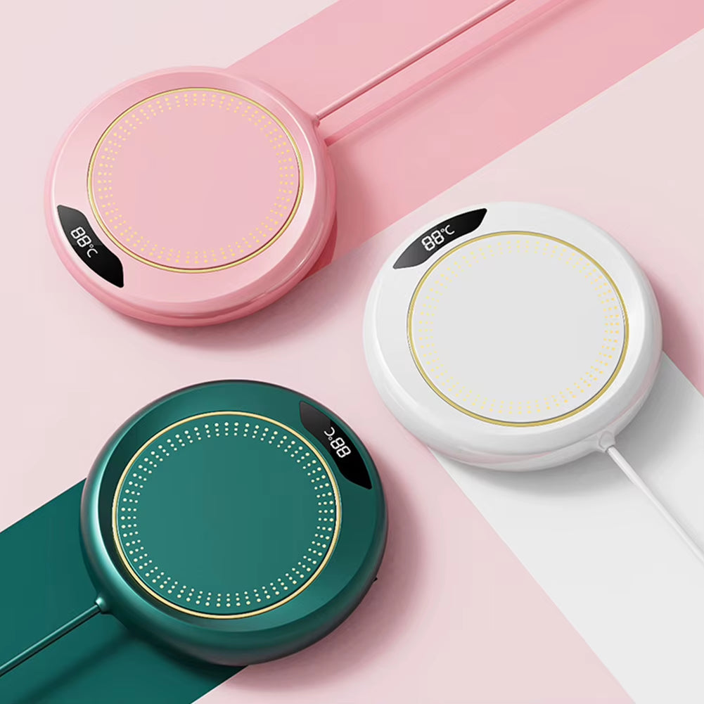 Coffee Mug Warmer 3 Temperature Setting Electric Coffee Warmer Heating Plate Portable Cup Warmer for Travel Office Desk Home Use