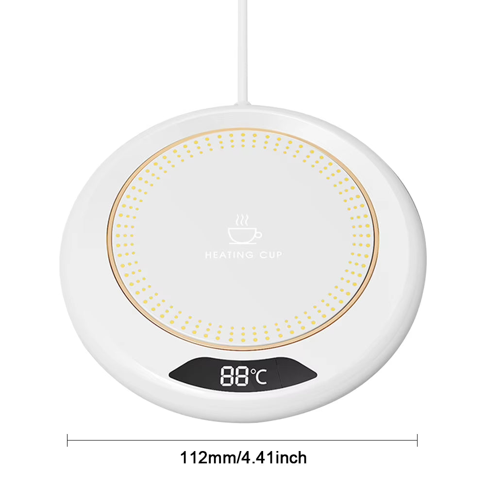Coffee Mug Warmer 3 Temperature Setting Electric Coffee Warmer Heating Plate Portable Cup Warmer for Travel Office Desk Home Use